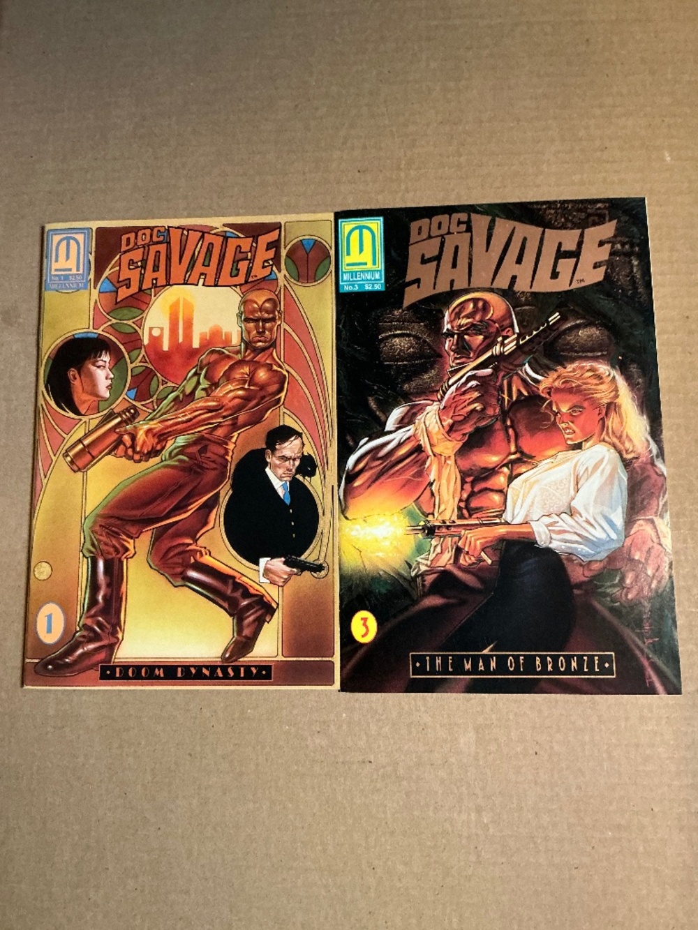 Millennium Doc Savage Comics Issue1 & 3